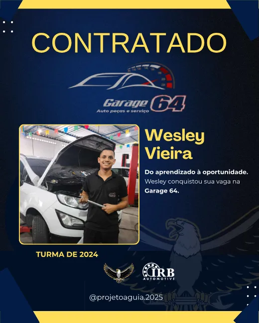Wesley Vieira, contratado pela Garage 64