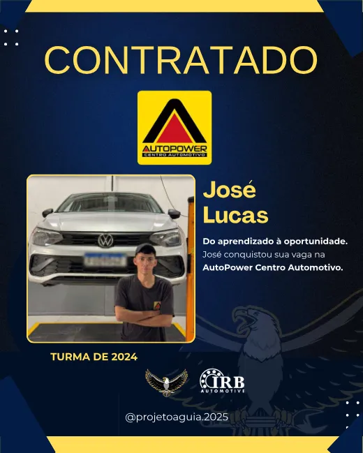 José Lucas, contratado pela AutoPower Centro Automotivo