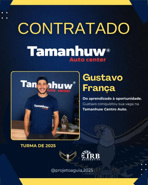 Gustavo França, contratado pela Tamanhuw Centro Auto