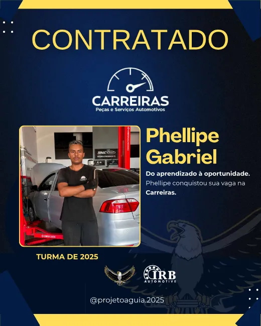 Phellipe Gabriel, contratado pela Carreiras