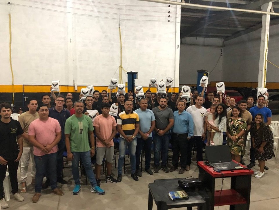 Segunda turma do Projeto Águia reunida no ano de 2023